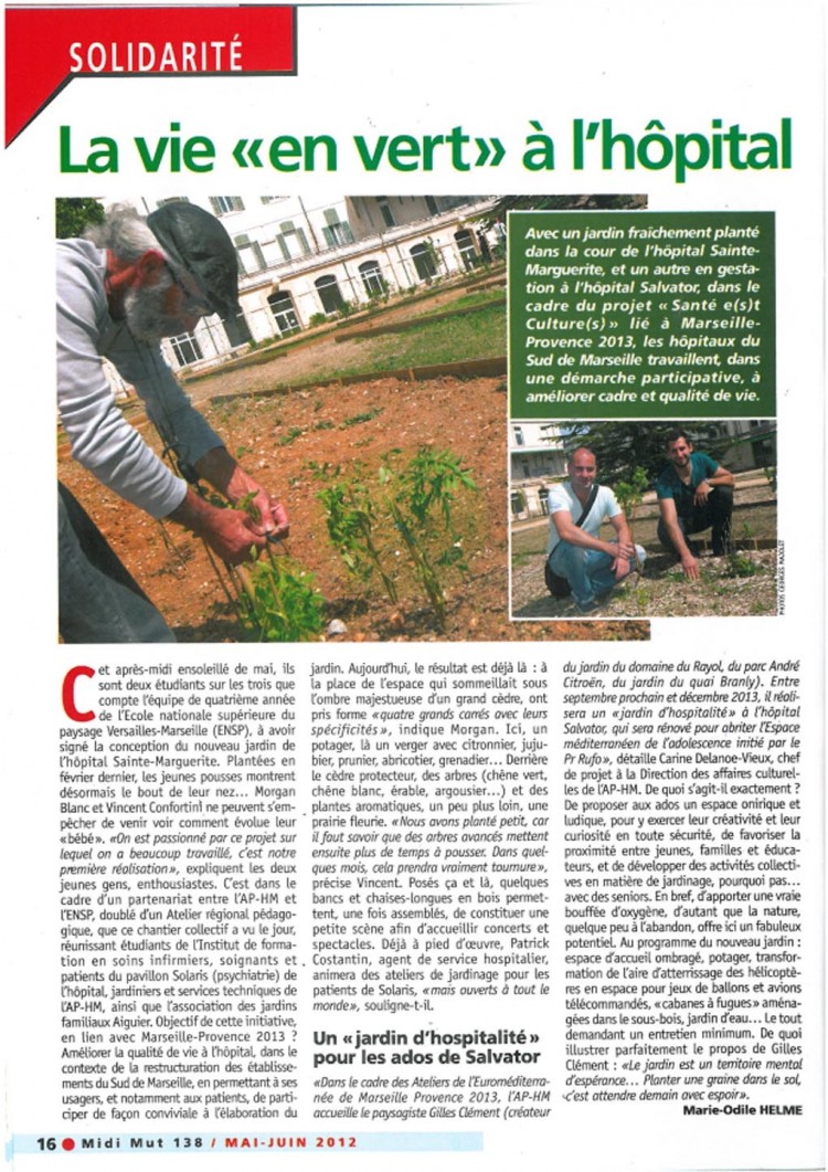 Article Jardin Midi Mut