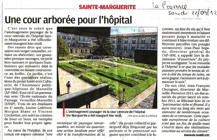 La Provence - 22.09.2012 copie